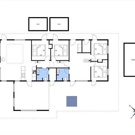 233-harboore-vejlby-klit-6-a 度假居 *